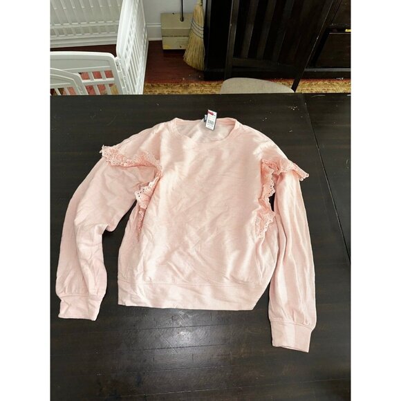 Womens crown and ivy ruffle top large nwt - Picture 2 of 4